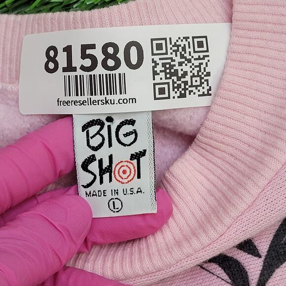 Vintage 1986 Panda Sweatshirt Womens Large 23x25 UNION Made - Picture 11 of 16